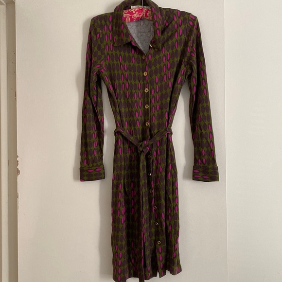Women’s long sleeve collared boden dress size 8P - Picture 1 of 3